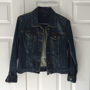 Banana Republic cropped denim jacket